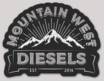 Mountain MWD Matte Sticker